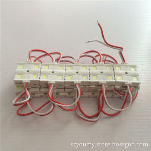 Injection molding module, SMD 5050 4 LED, white, red, green, blue